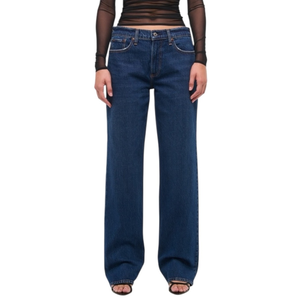Abercrombie & Fitch Dark Blue Flare Jeans